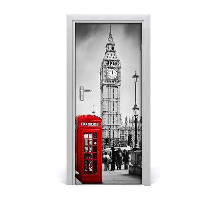 Selbstklebendes wandbild an der wand Big ben, london