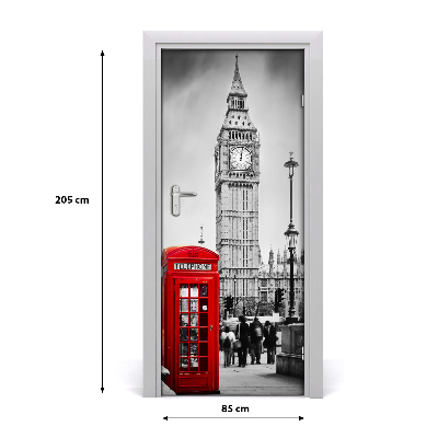 Selbstklebendes wandbild an der wand Big ben, london