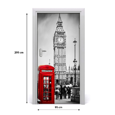 Selbstklebendes wandbild an der wand Big ben, london