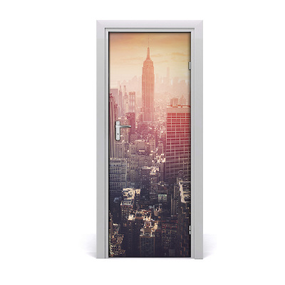 Selbstklebendes wandbild an der wand New york panorama