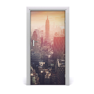 Selbstklebendes wandbild an der wand New york panorama