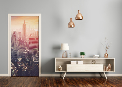 Selbstklebendes wandbild an der wand New york panorama