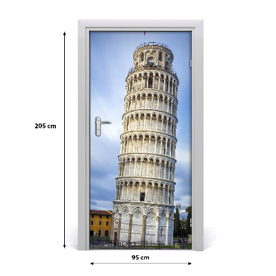 Selbstklebendes wandbild an der wand Der schiefe turm von pisa