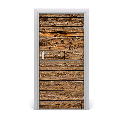 Selbstklebendes wandbild an der wand Holzwand