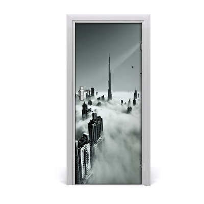 Selbstklebendes wandbild an der wand Wolkenkratzer
