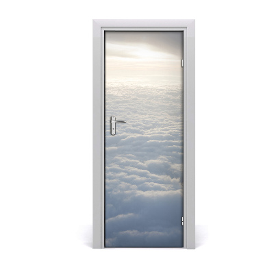 Selbstklebendes wandbild an der wand Flug über den wolken