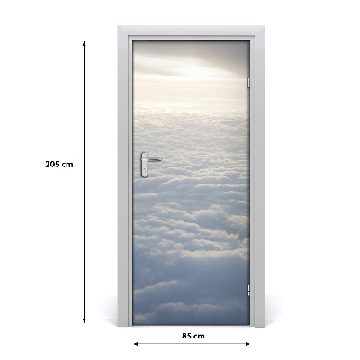 Selbstklebendes wandbild an der wand Flug über den wolken