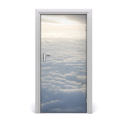 Selbstklebendes wandbild an der wand Flug über den wolken