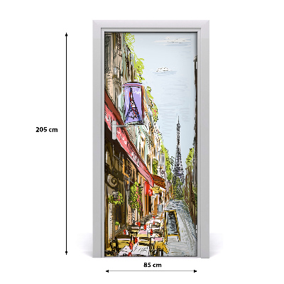 Selbstklebendes wandbild an der wand Eiffelturm