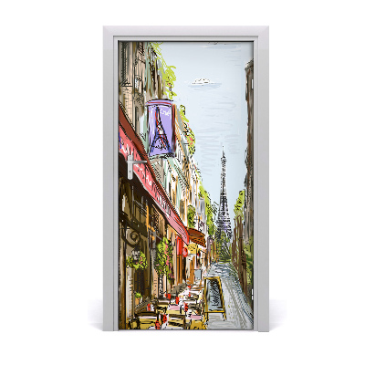 Selbstklebendes wandbild an der wand Eiffelturm