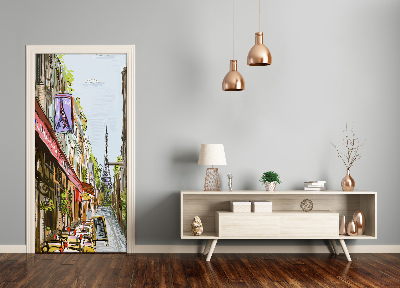 Selbstklebendes wandbild an der wand Eiffelturm