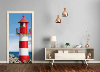 Selbstklebendes wandbild an der wand Leuchtturm