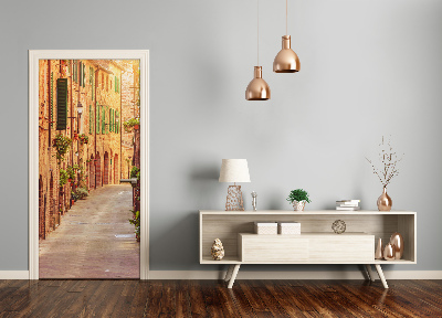 Selbstklebendes wandbild an der wand Italienische straßen