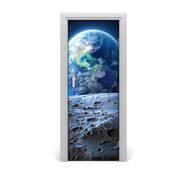 Selbstklebendes wandbild an der wand Planet erde