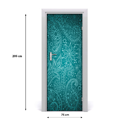 Selbstklebendes wandbild an der wand Zuhause ornamente