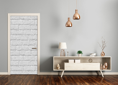 Selbstklebendes wandbild an der wand Ziegelwand