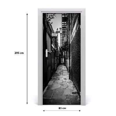 Selbstklebendes wandbild an der wand Stadtstraßen