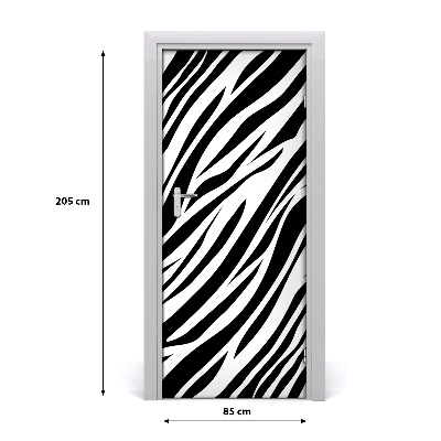 Selbstklebendes wandbild an der wand Haus zebra hintergrund