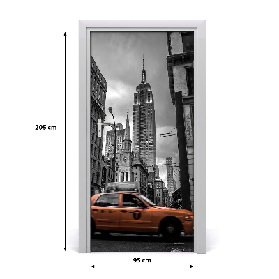 Selbstklebendes wandbild an der wand New york