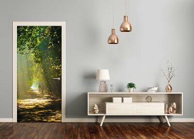 Selbstklebendes wandbild an der wand Der weg in den wald