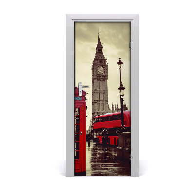 Selbstklebendes wandbild an der wand Big ben, london