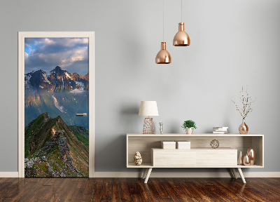 Selbstklebendes wandbild an der wand Berggipfel