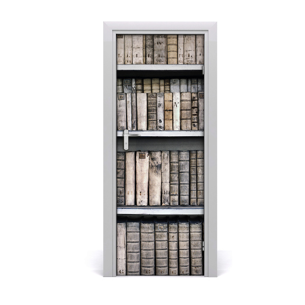 Selbstklebendes wandbild an der wand Bücherregal