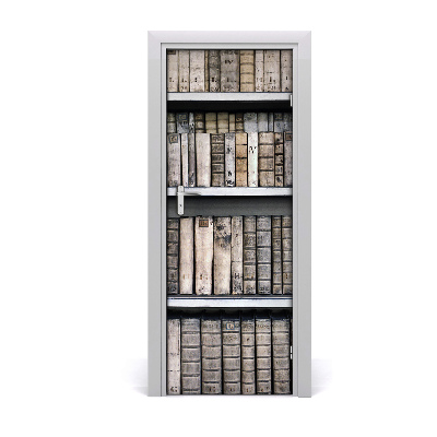 Selbstklebendes wandbild an der wand Bücherregal
