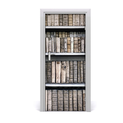Selbstklebendes wandbild an der wand Bücherregal