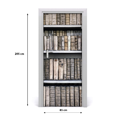 Selbstklebendes wandbild an der wand Bücherregal