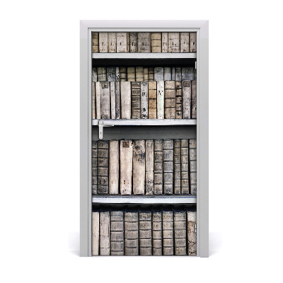 Selbstklebendes wandbild an der wand Bücherregal