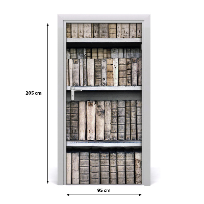 Selbstklebendes wandbild an der wand Bücherregal