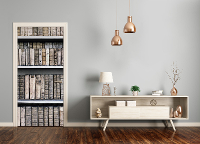 Selbstklebendes wandbild an der wand Bücherregal