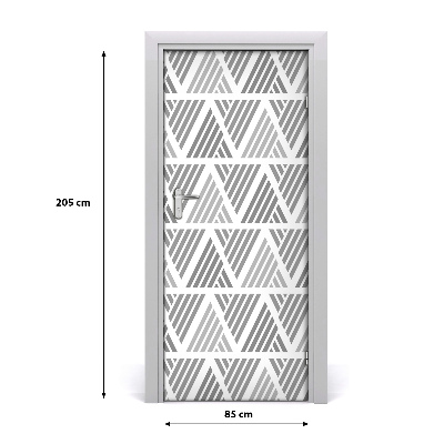 Selbstklebendes wandbild an der wand Geometrischer hintergrund