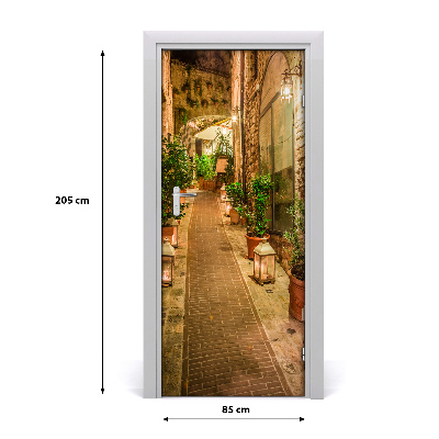 Selbstklebendes wandbild an der wand Umbrien italien