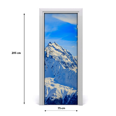 Selbstklebendes wandbild an der wand Landschaften berge im winter