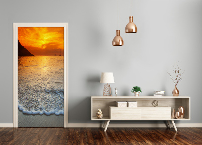 Selbstklebendes wandbild an der wand Sonnenuntergang