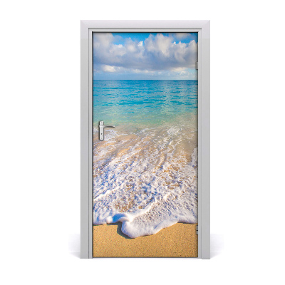 Selbstklebendes wandbild an der wand Tropischer strand