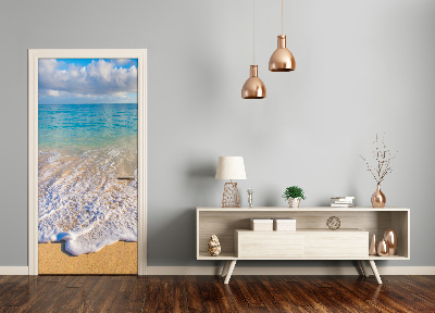 Selbstklebendes wandbild an der wand Tropischer strand