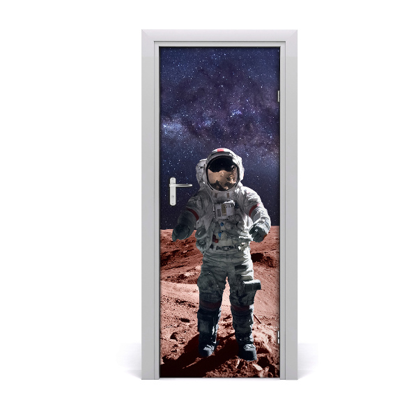 Selbstklebendes wandbild an der wand Astronaut