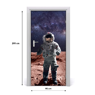 Selbstklebendes wandbild an der wand Astronaut