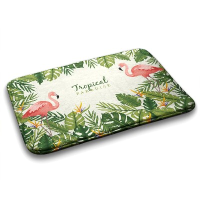 Badezimmer teppich Vögel Flamingos