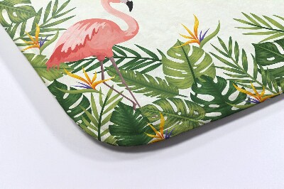 Badezimmer teppich Vögel Flamingos