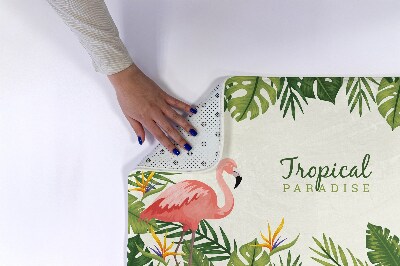 Badezimmer teppich Vögel Flamingos
