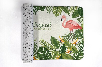 Badezimmer teppich Vögel Flamingos