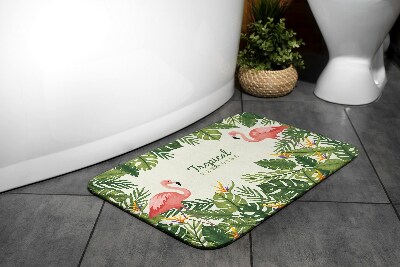 Badezimmer teppich Vögel Flamingos