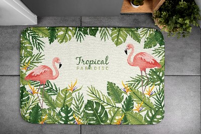 Badezimmer teppich Vögel Flamingos