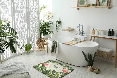 Badezimmer teppich Vögel Flamingos