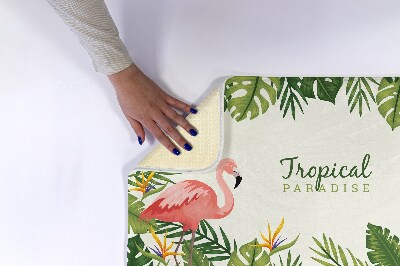 Badezimmer teppich Vögel Flamingos