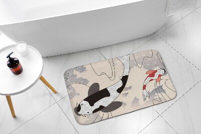 Teppich badezimmer Koi Karpfen